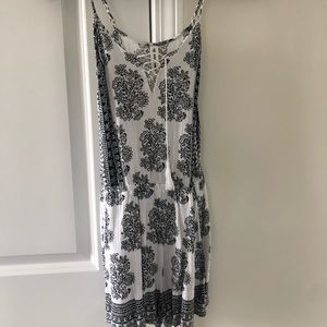 Black and white romper